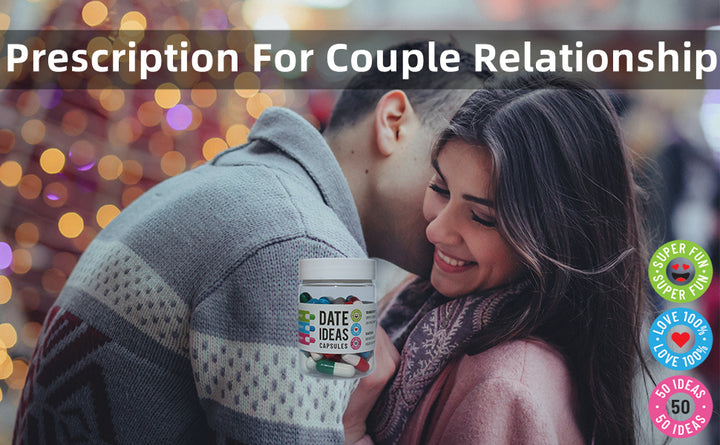 Date Ideas Capsules In A Bottle (50pcs) - Exciting Date Night Ideas For Couple: Boyfriend Girlfriend Wife Husband Newlyweds, Funny Bridal Shower Registry Wedding Gifts
