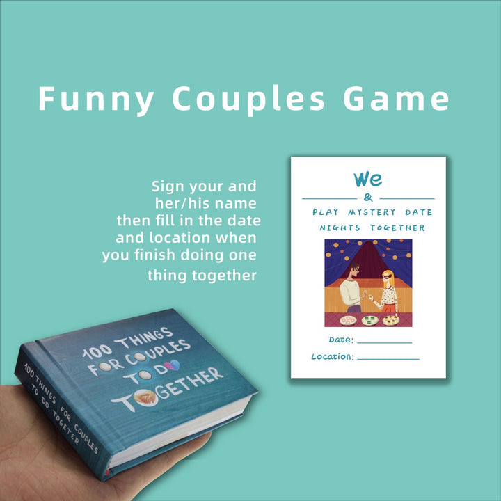 100 Things for Couples to Do Together - A Funny Relationship Game and Date Ideas for Love Journal