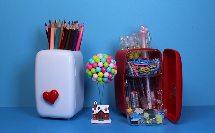Mini Fridge Shaped Pen Holder
