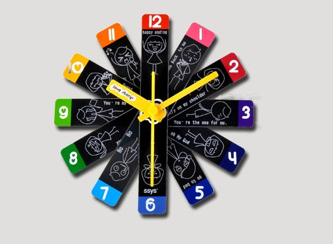 Infomation Symmetry Cool Stuffs Blog » Love Story Small Wall Clock