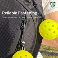 Pikii - The World's First Pickleball Balls Buckle Holder - Funny Gifts Accessories Bag Charm Keychain for Women Men Fans