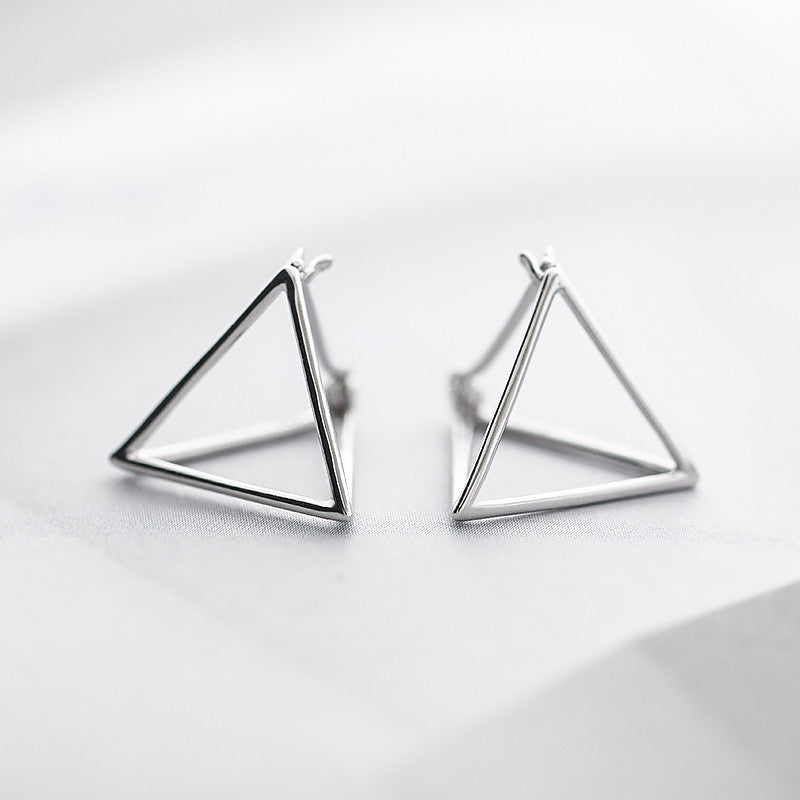 Triangular Cube Earrings