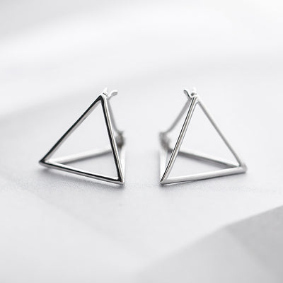 Triangular Cube Earrings