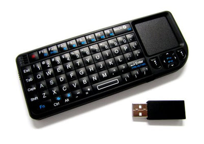 2.4G Wireless Mini Keyboard with Touchpad and Laser Pointer