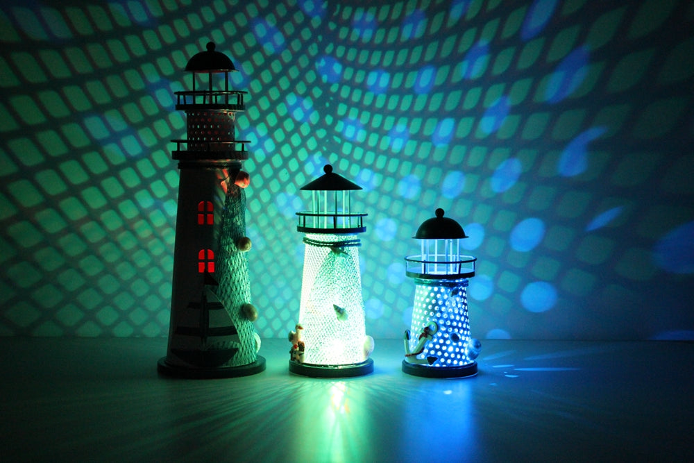 Color Changing LED Lantern Lighthouse Night Light