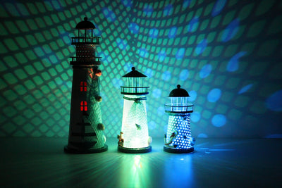 Color Changing LED Lantern Lighthouse Night Light