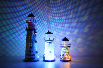 Color Changing LED Lantern Lighthouse Night Light