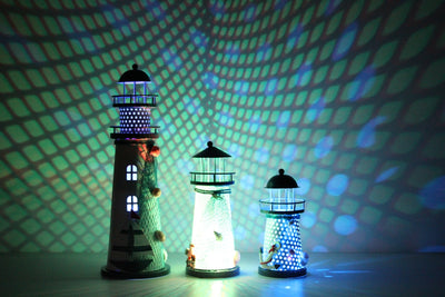 Color Changing LED Lantern Lighthouse Night Light