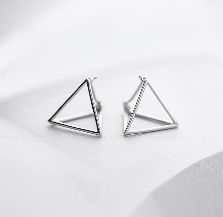 Triangular Cube Earrings