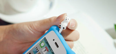 Cartoon Earphone Jack Ear Cap