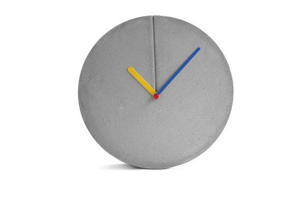 Circular Shape Concrete Wall Clock