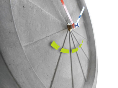 Circular Shape Concrete Wall Clock