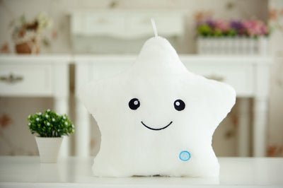 Colorful Lucky Star Glow Pillow