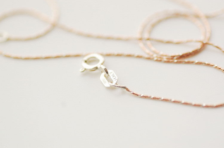 DIY Silver Letter Necklace with Your Name