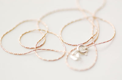 DIY Silver Letter Necklace with Your Name