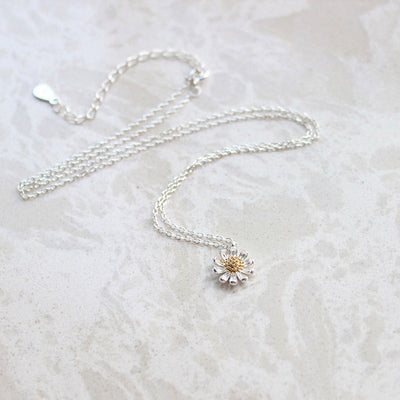 Daisy Gold Plating Bud Necklace