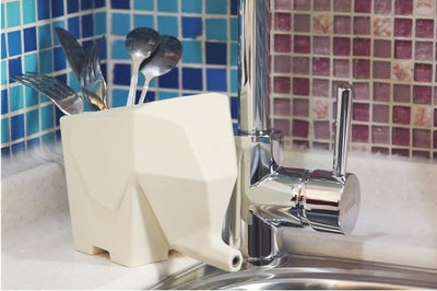 Elephant Kitchen Cutlery Drainer