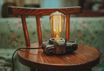 Film Camera Table Lamp