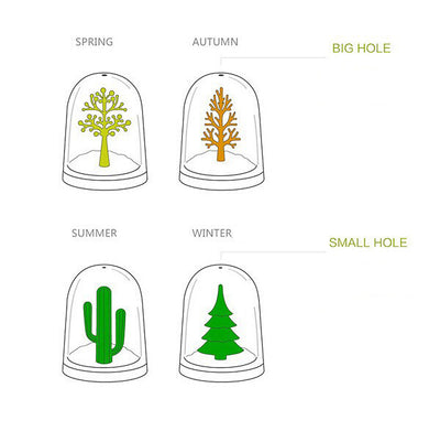 Four Seasons Salt & Pepper Shaker