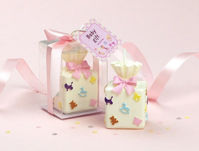 Gift Box Shaped Birthday Candle