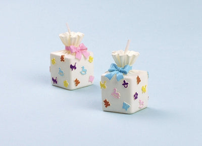 Gift Box Shaped Birthday Candle