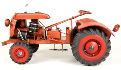 Handmade Antique Tin Model Car-50S Tractor