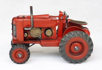 Handmade Antique Tin Model Car-Farmall T Tractor