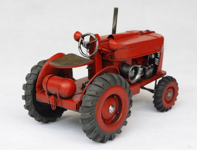 Handmade Antique Tin Model Car-Farmall T Tractor