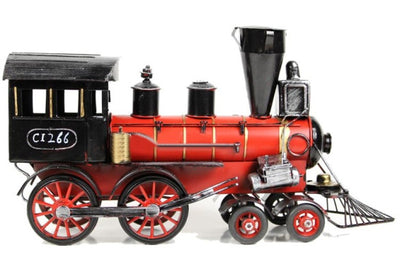 Handmade Antique Tin Model Train-1906 Steam Trains