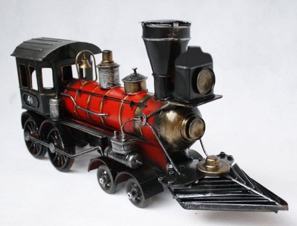 Handmade Antique Tin Model Train-1906 Steam Trains