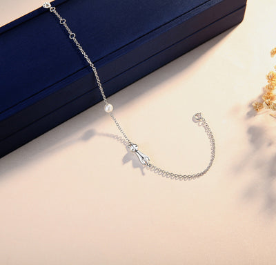 INFMETRY Cat Silver Bracelets Jewelry Birthday Gifts Ideas for Women Mom Her Girlfriend