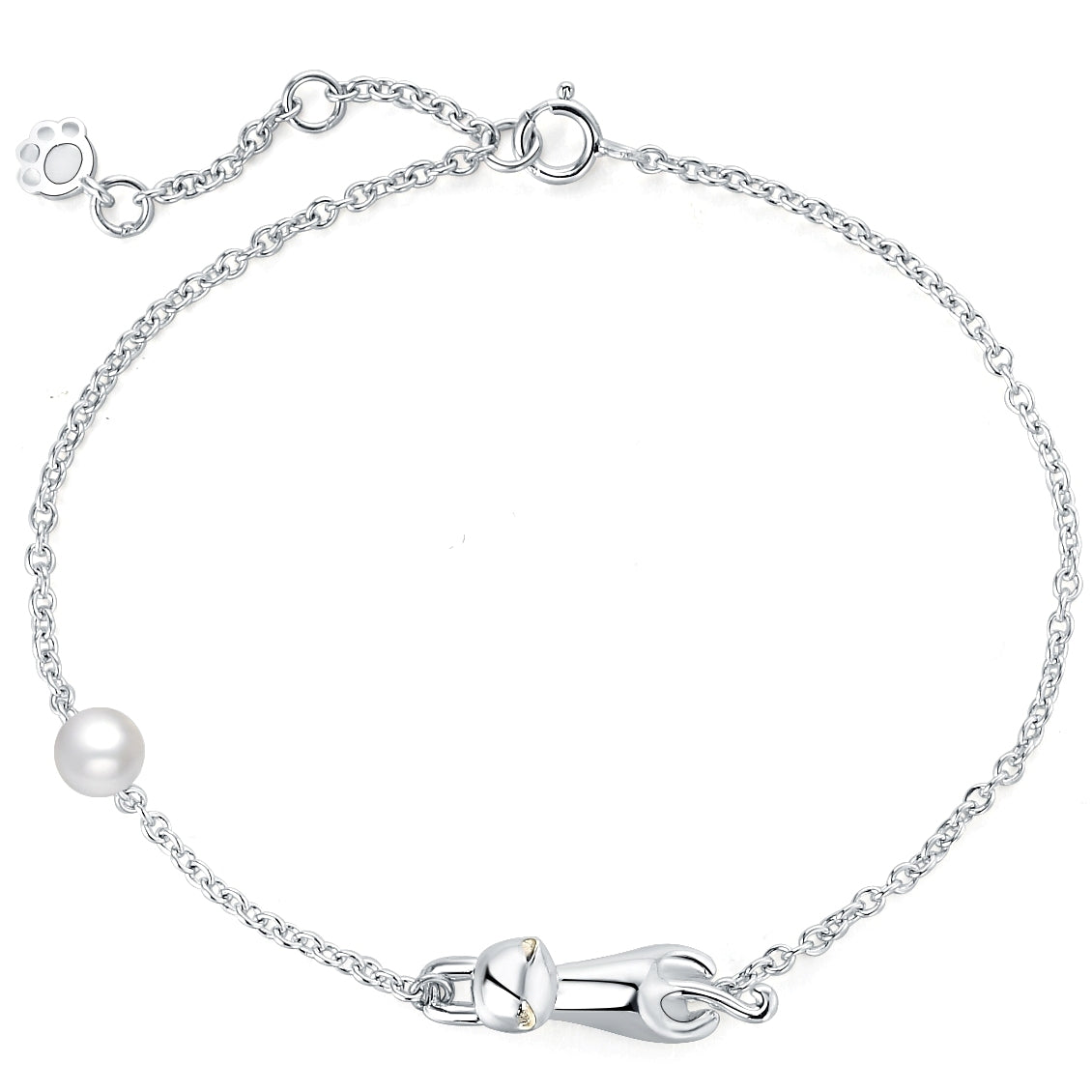 Buy Sterling Silver Bracelet for Women Handmade Chain Retro Style, Dainty  Jewelry Geometric Shape Daily Wear Online in India - Etsy
