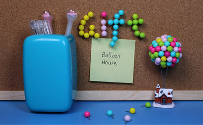 100Pcs Push Pin Balloon House Desk Decor Organizers