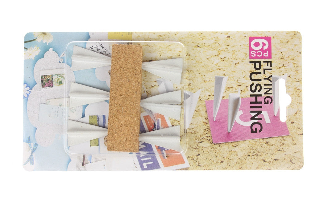 Paper Plane Push Pins