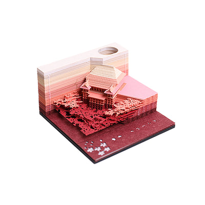 3D Paper Art Notepad-Best Funny Office Going Away Gifts Ideas For Boss Coworker