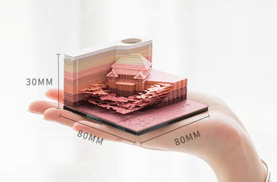 3D Paper Art Notepad-Best Funny Office Going Away Gifts Ideas For Boss Coworker