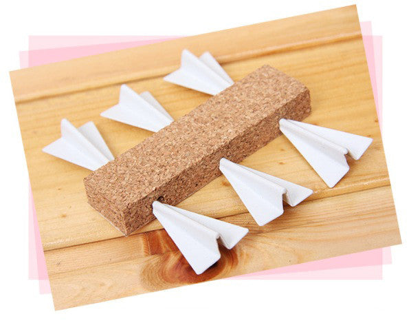 Paper Plane Push Pins