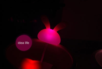 Rabbit Night Light Grass Pot
