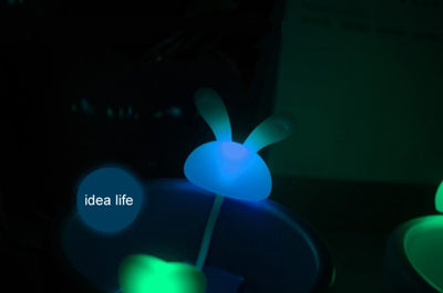Rabbit Night Light Grass Pot
