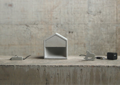 Concrete House Small Night Light