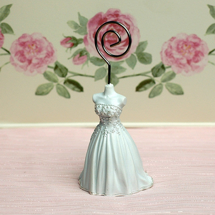 Wedding Dress Place Card Holders