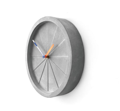 Circular Shape Concrete Wall Clock
