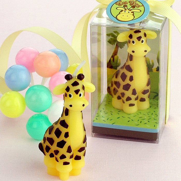 Giraffe Shaped Birthday Candle