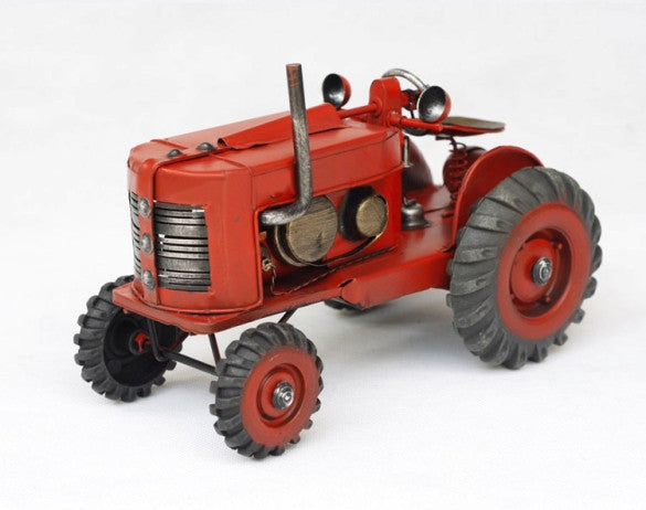 Handmade Antique Tin Model Car-Farmall T Tractor