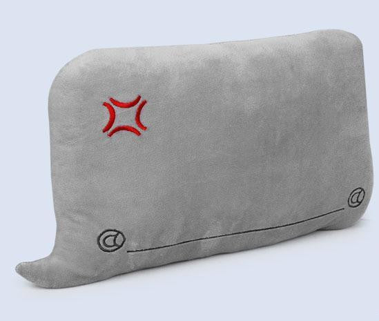 iPhone Whale Emoticon Throw Pillow