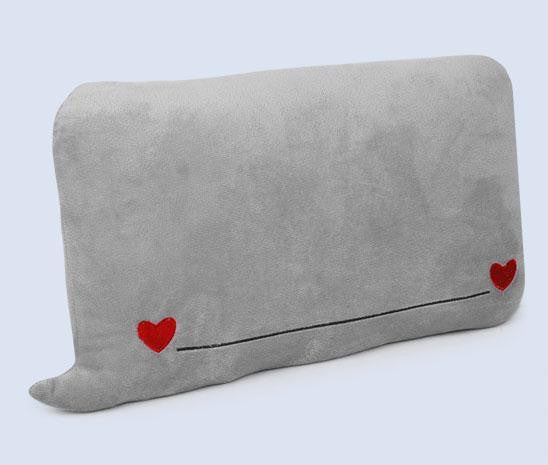 iPhone Whale Emoticon Throw Pillow