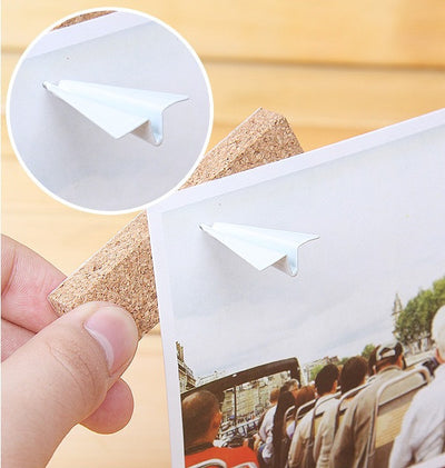 Paper Plane Push Pins